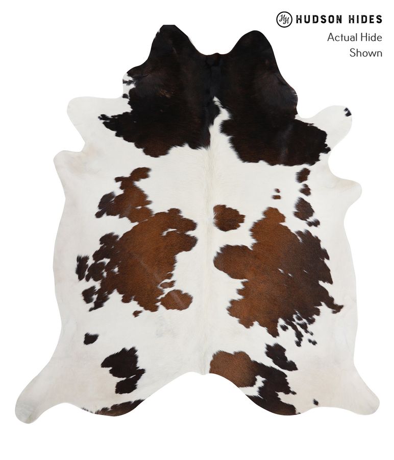 Chocolate and White XX-Large Brazilian Cowhide Rug 8'2"H x 7'6"W #A6110 by Hudson Hides added by Savannah Hansen