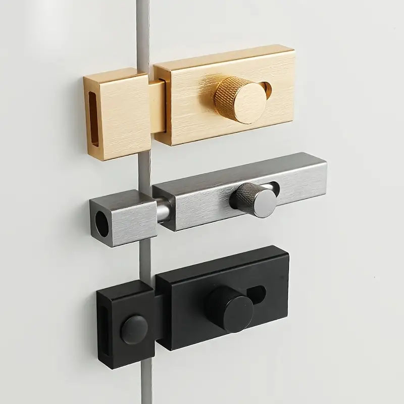 Non punching Aluminum Alloy Latch Door Latch Anti theft Lock - Temu added by Sarah Jackson