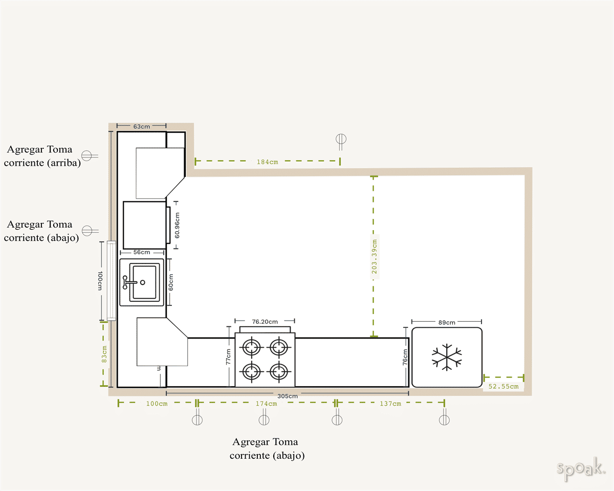 Kitchen Plan designed by ashley vera