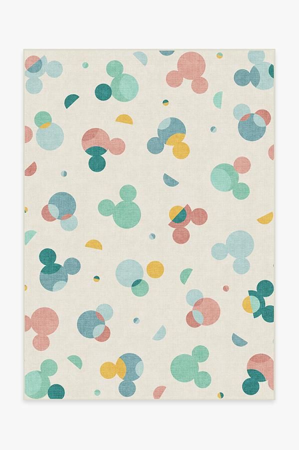 Mickey Polka Dots Multicolor Rug 5x7 added by Stephanie Spitz