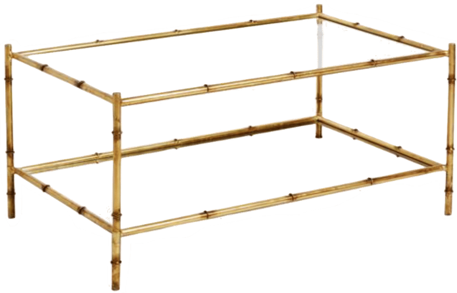 Bamboo Coffe Table in Antique Gold added by Alyssa Torres