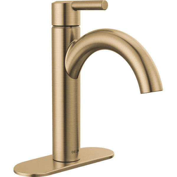 Nicoli Single Hole Bathroom Faucet with Drain Assembly, Single Handle Bathroom Sink Faucet added by Angela Mercurio
