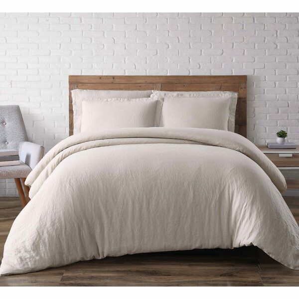 Nena Linen Percale Duvet Cover Set added by Jada Williams