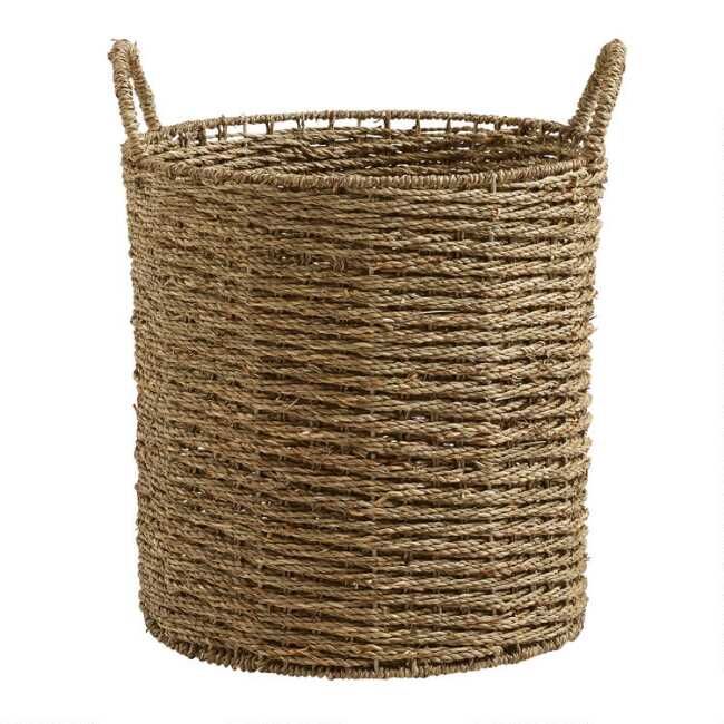 Natural Seagrass Trista Tote Basket added by Erika Fadden