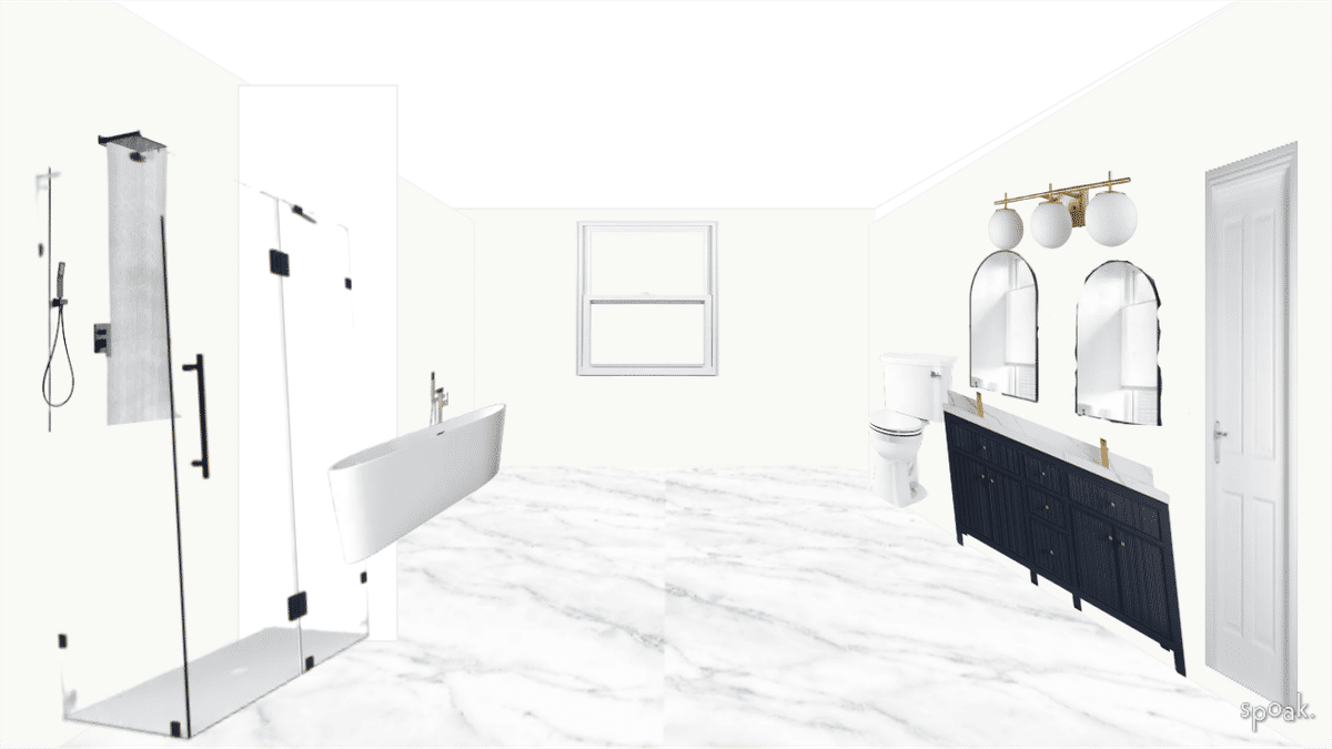 Minimalist Bathroom Inspo designed by Emily Moses