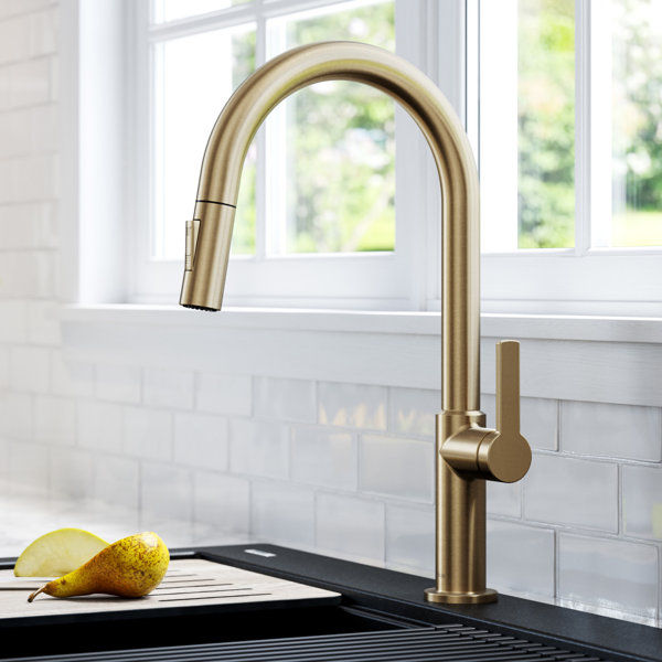 KRAUS Oletto Single Handle Pull Down Kitchen Faucet added by Lisa Beddigs