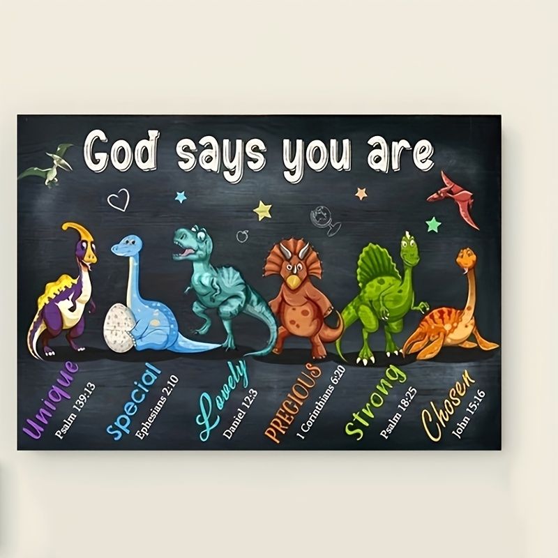 1pc, Dinosaur Little Star God Landscape Canvas Wall Art - Vibrant Room & Home Decor (No Frame) added by Kalie Bass
