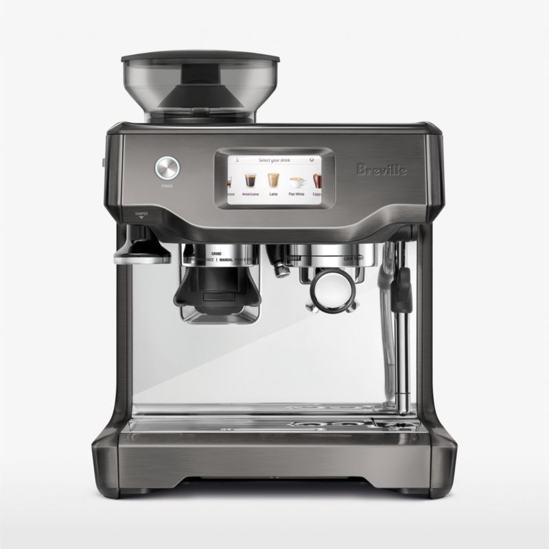 Breville Barista Touch Black Stainless Steel Espresso Machine + Reviews | Crate & Barrel added by Evie Leigh