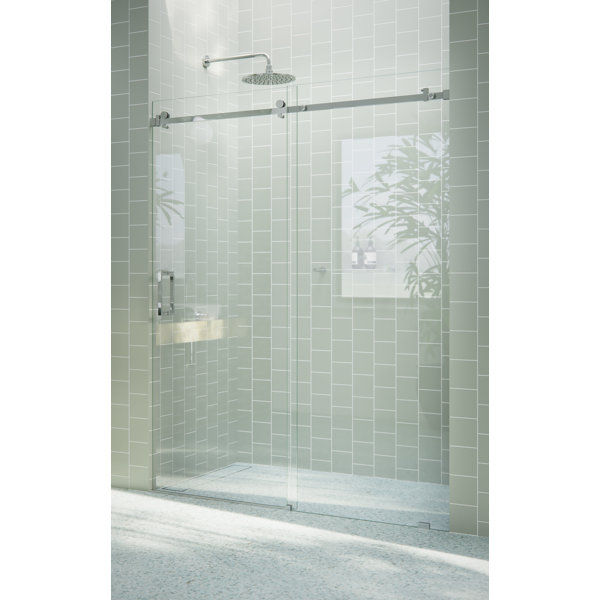 Astro 56 - 60 in. x 78 in. Fully Frameless Glass Sliding Shower Door added by Caitlyn Fitzpatrick