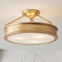 Minka Lavery Harbour Point 19&quot; Wide Liberty Gold Ceiling Light | www.lampsplus.com added by Evie Leigh