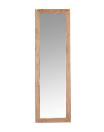 Latitude Run® Asdrubal Sydney Rustic Floor Mirror With Acacia Wood Frame | Wayfair added by Erika Fadden