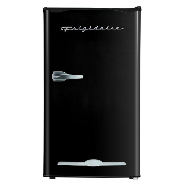 Frigidaire 3.2 Cu. ft. Retro Compact Refrigerator with Side Bottle Opener EFR376, Black - Walmart.com added by Marissa Greenberg