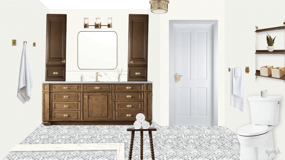 Japandi Bathroom Ideas designed by Autumn Janesky