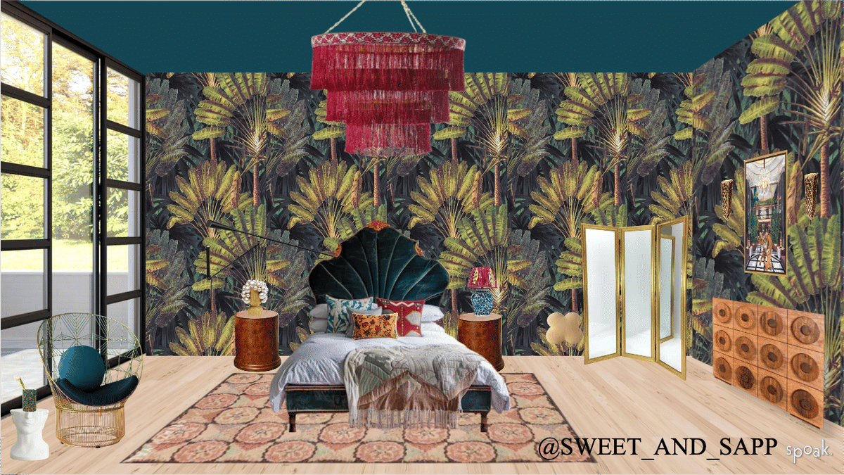 Boho Bedroom Inspo designed by Dria Sweet