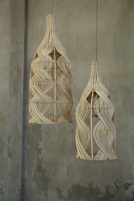 The Garaffa Hanging Lamp - Natural - M added by kristin cavender
