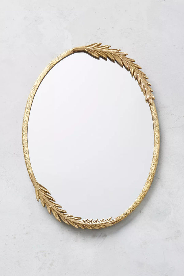 Olive Leaf oval mirror added by Danyale McCurdy-McKinnon, PhD