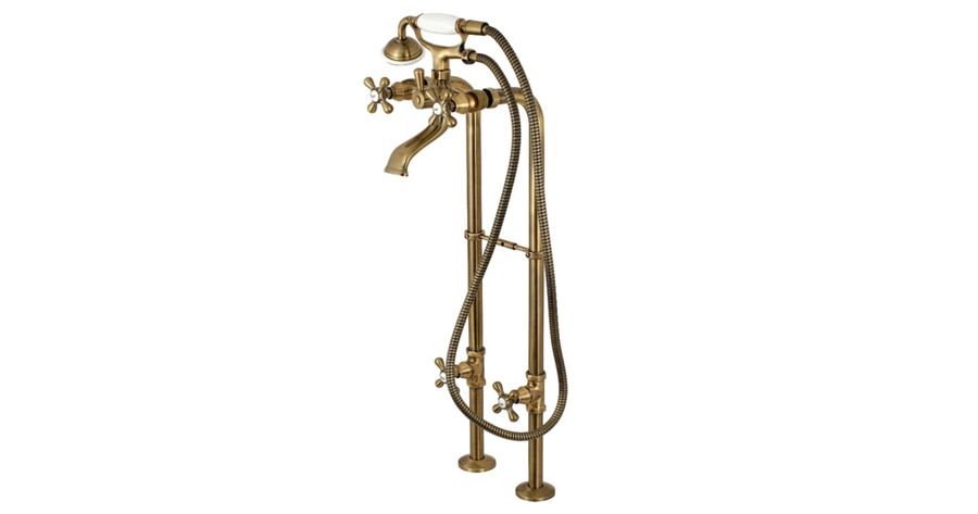 Kingston Brass CCK266K3 Kingston Floor Mounted Clawfoot | Build.com added by Megan Oconnell
