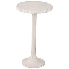 Keiran 21&quot; White Washed Wood Accent Table | www.lampsplus.com added by Rachel Pecoy