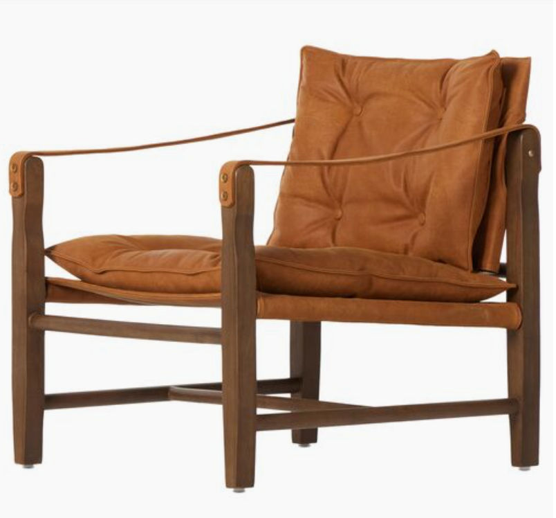 Accent Chair Bristol Tufted Leather added by Jess Rinke
