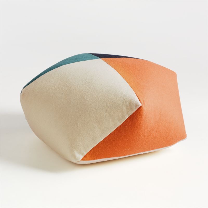 Blue and Orange Pentagon Pouf + Reviews | Crate & Kids added by Chesiree Katter