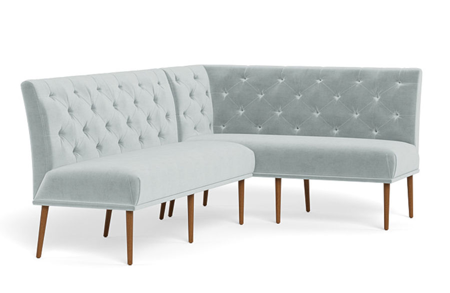 Dorian Upholstered Right Banquette with Tufting Option added by Katie Guglielmi