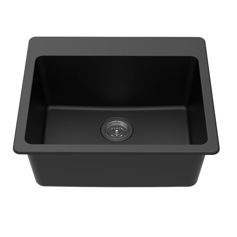 25'' L Single Bowl Granite Kitchen Sink added by Stacia Fridley