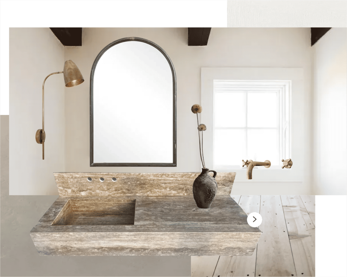 Bathroom Inspiration designed by Upstate Down