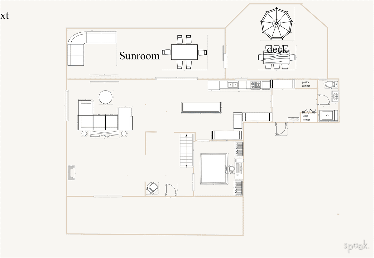 Two Story House Plan designed by Nina Solanki