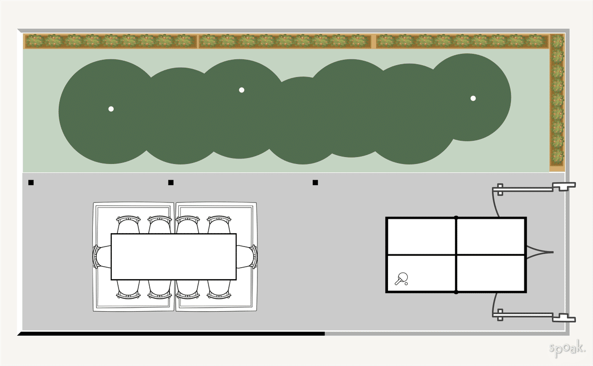 Craft Room Floor Plan designed by FLORENCIA C