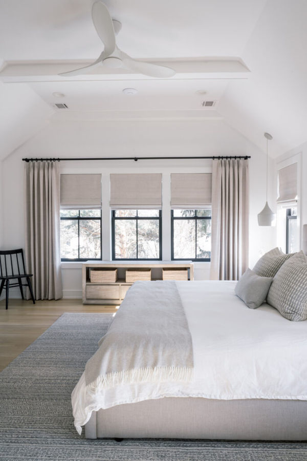Shades with curtain added by Erin Martino