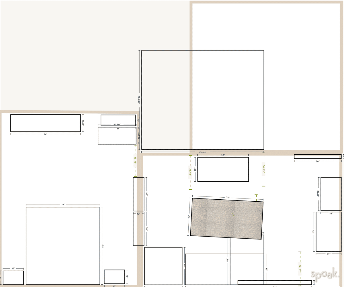 Apartment Floor Plan designed by Gloria N Blauvelt