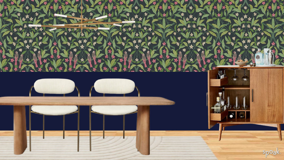 Purple Dining Room Ideas designed by Alyssa Ogden