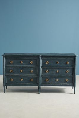 Washed Wood Six-Drawer Dresser added by Grace Zodikoff