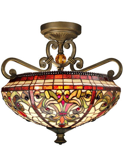 Baroque Tiffany Semi Flush Mount added by Kathryn Arms
