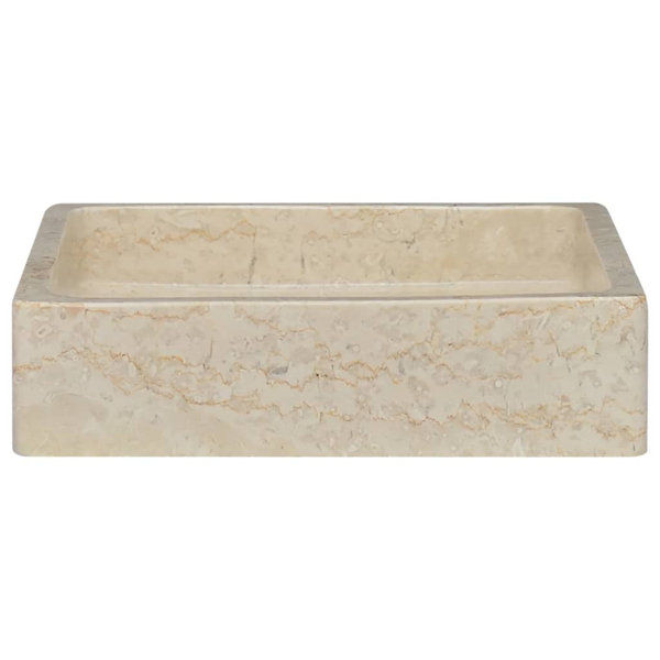 VidaXL Sink 15.7"x15.7"x3.9" Marble added by Vanessa Escariz