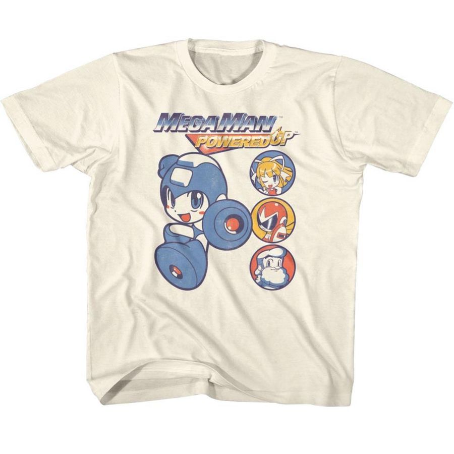 Mega Man Crew Circles Youth Short-Sleeve T-Shirt added by Jessica D'Itri Mares