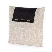 Boucle and Leather Pillow added by Ali Zuckert