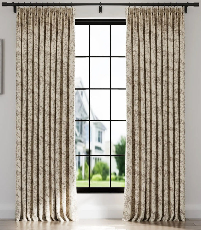 Sara Le Print Linen Drapery Pleated added by Jacquie Bontrager-McCann