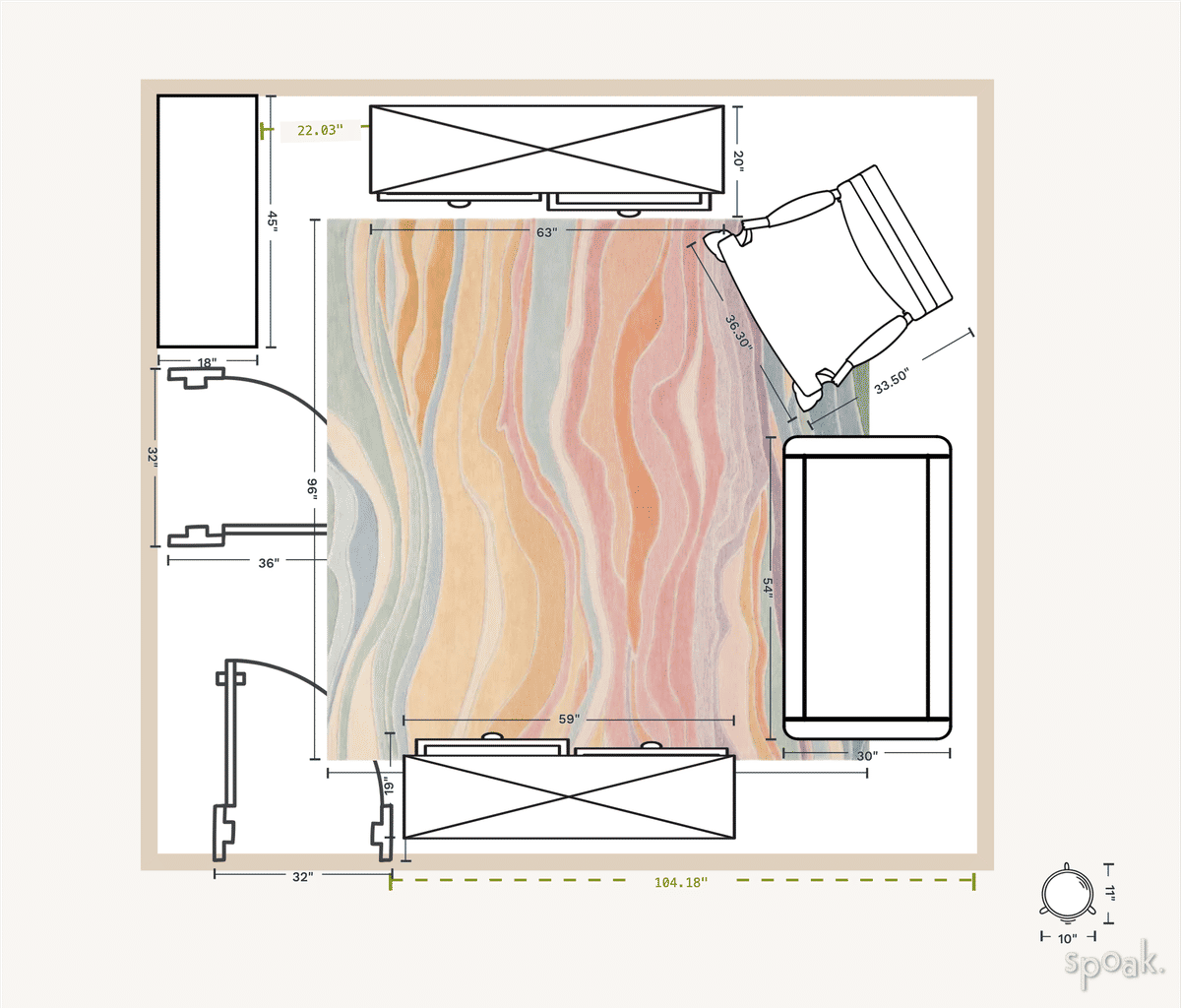 Nursery Layout designed by Lena Loo