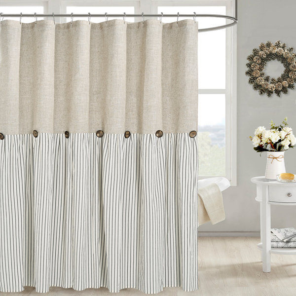 Daeb Cotton Blend Shower Curtain added by sallie tyler