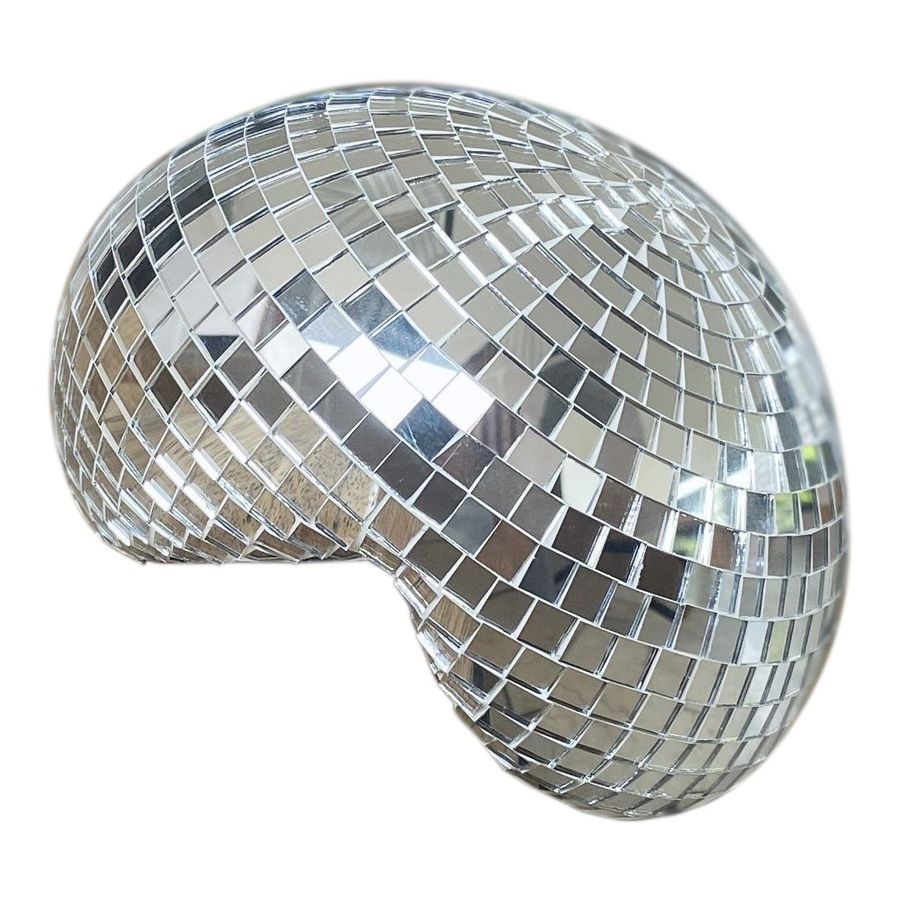 Contemporary Pop Art Melted Disco Ball Glass Mosaic Sculpture added by Hayley Gale