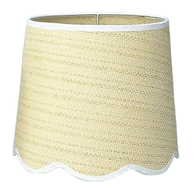 Natural Rattan Scalloped Lamp Shade added by Paulina Canini