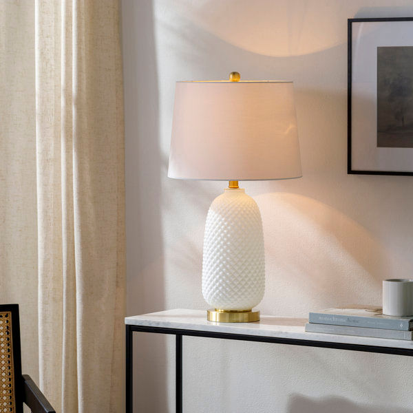 Lesia Gatitske Painted Glass Table Lamp added by sallie tyler