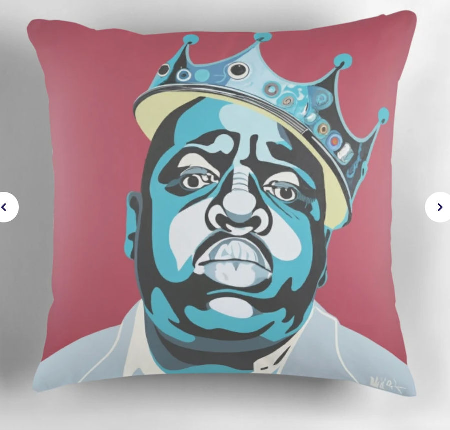 biggie pillow added by Sara Van Allen