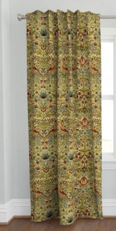 William Morris ~ Strawberry Thief ~ | Spoonflower added by Anna Perry