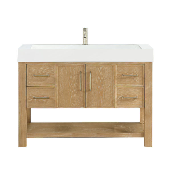 Maho 47.4'' Single Bathroom Vanity added by Hannah York