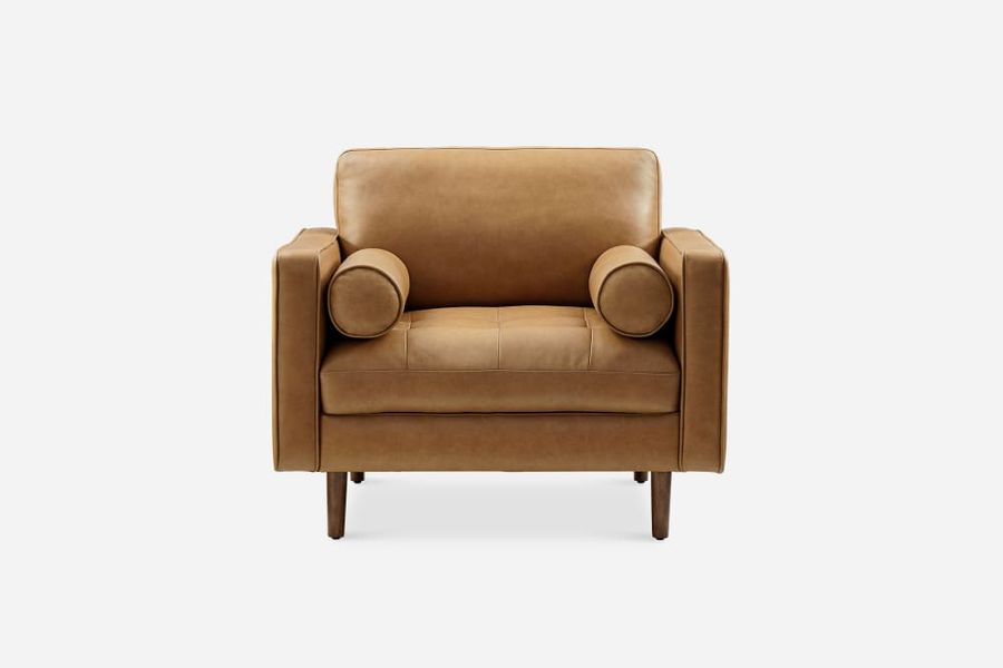 Madison Leather Armchair | Castlery added by Emily Monsees