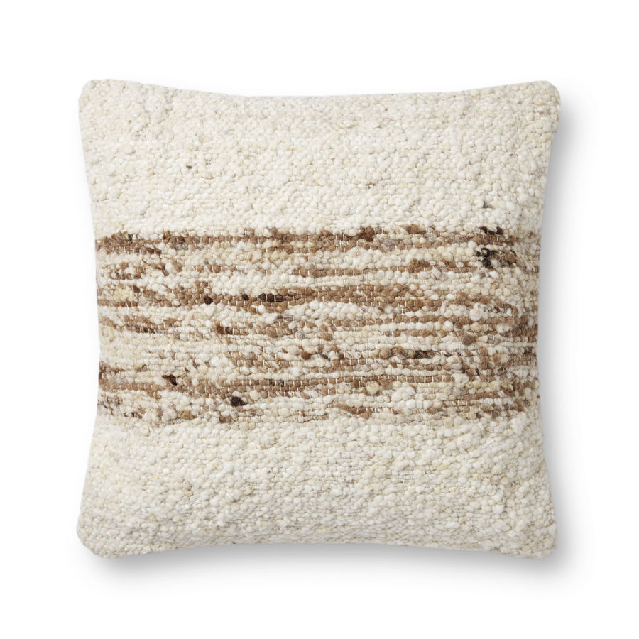 Amber Lewis x Loloi Marie Ivory / Camel Pillow & Reviews | Wayfair added by HELEN SALGADO
