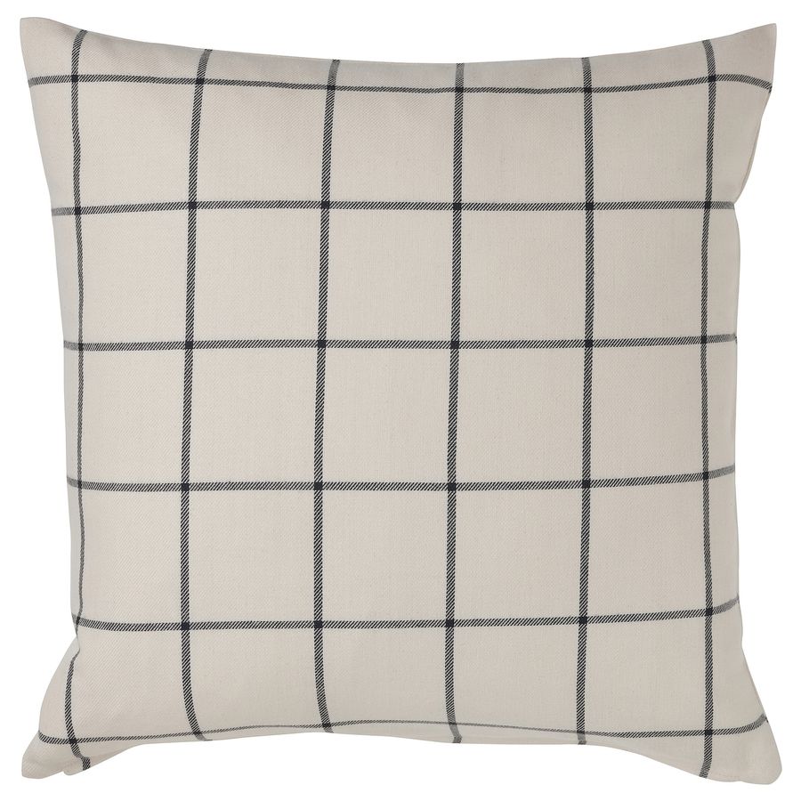 SPIKKLUBBA Cushion cover, off-white/black, 20x20" (50x50 cm) - IKEA CA added by Spoak Member