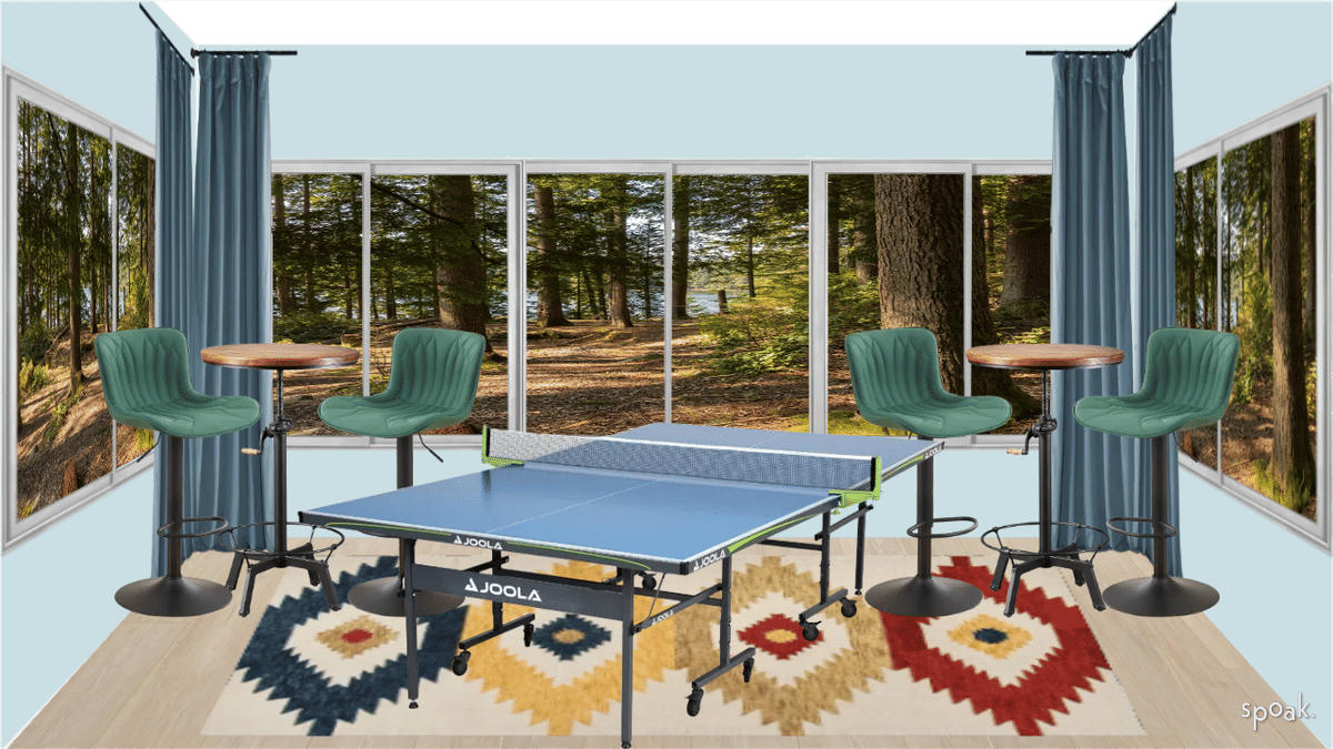 Game Room Inspiration designed by Hannah McKernan